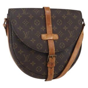 Authentic LOUIS VUITTON Monogram Chantilly GM Shoulder Bag M51232 LV